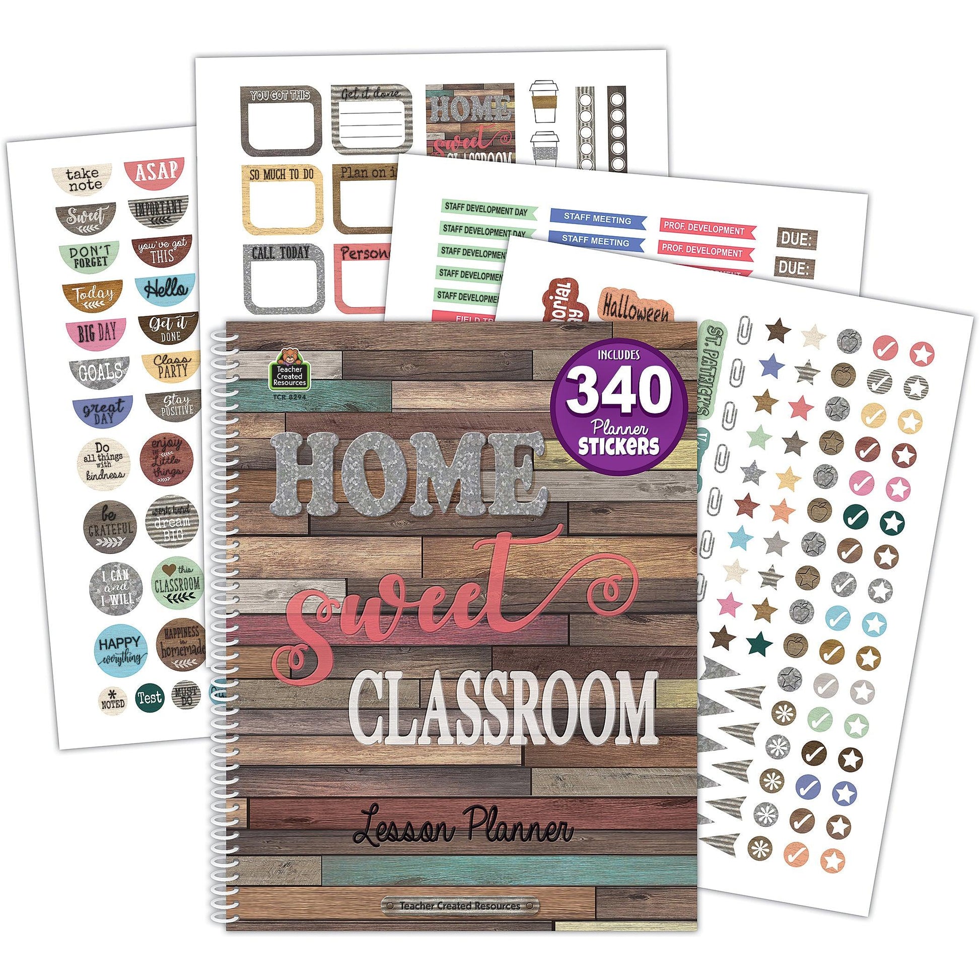 Home Sweet Classroom Lesson Planner, Pack of 2 - Loomini