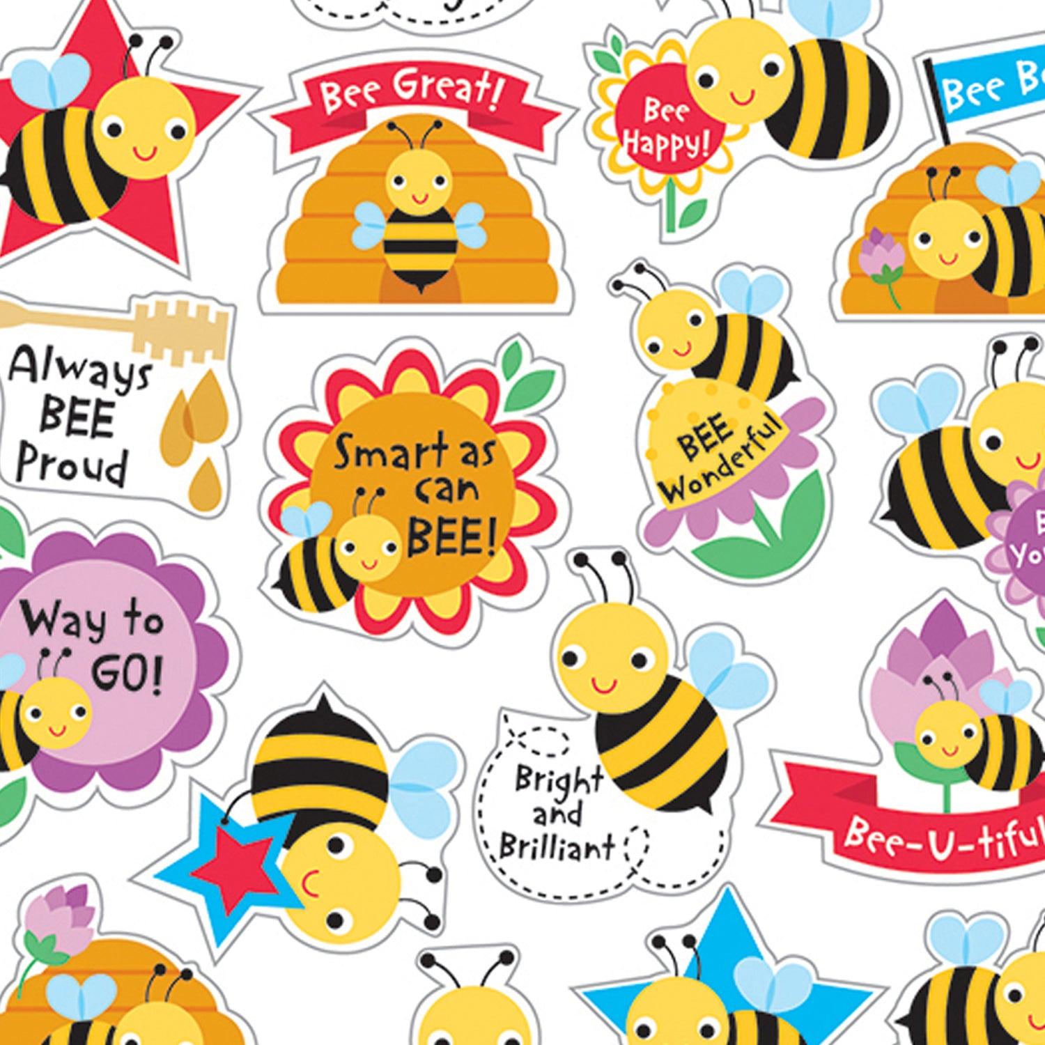 Honey Scented Stickers, 80 Per Pack, 6 Packs - Loomini