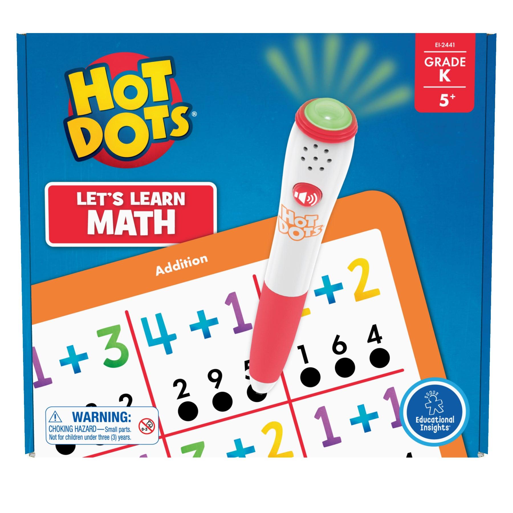 Hot Dots® Let's Learn Kindergarten Math! - Loomini