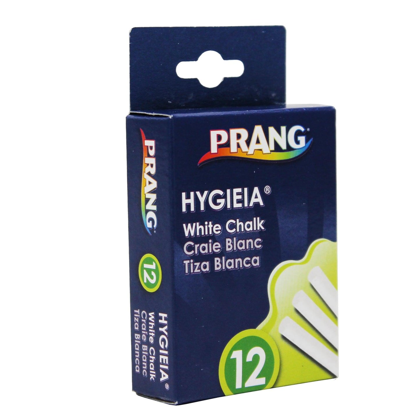 Hygieia® Dustless Board Chalk, White, 12 Per Pack, 36 Packs - Loomini