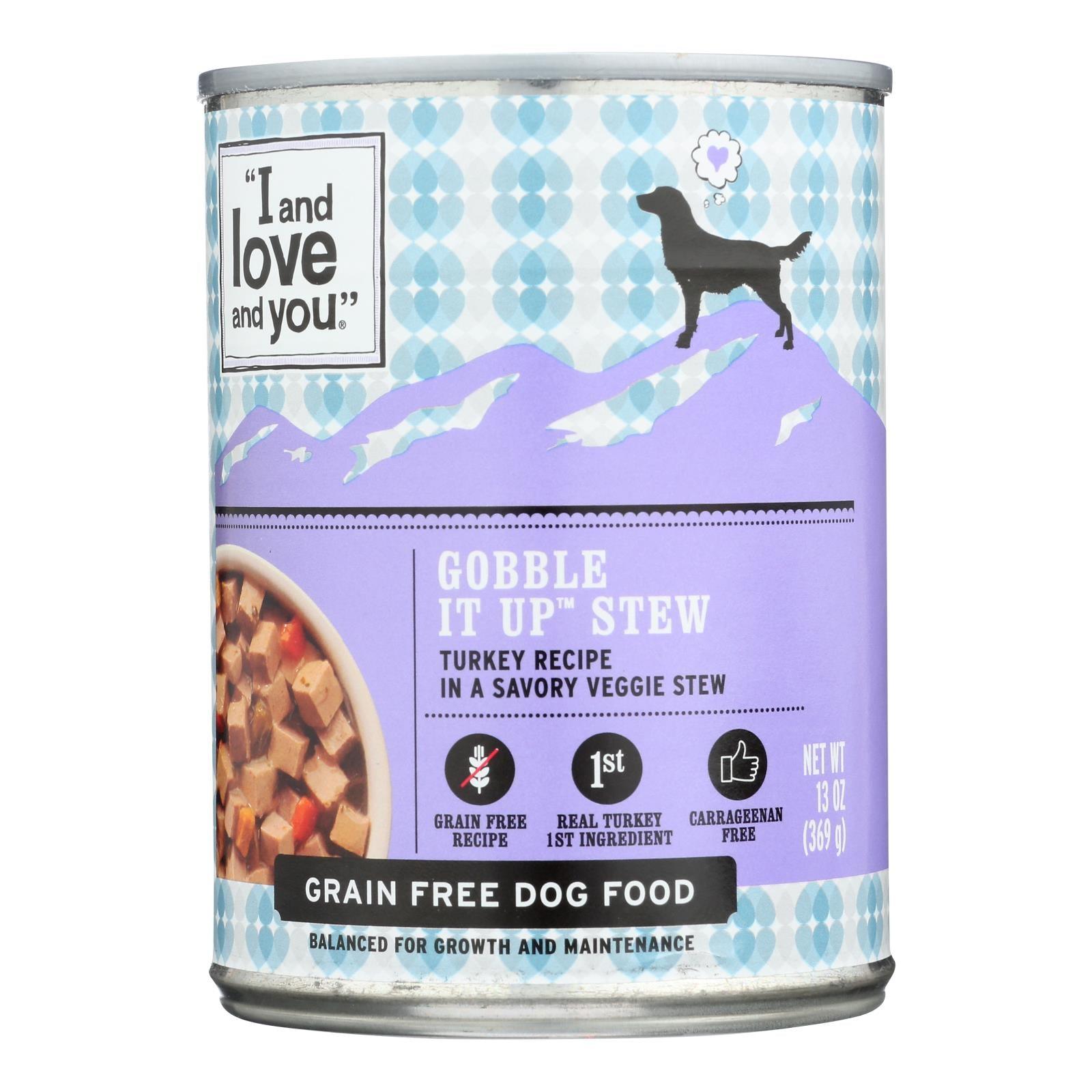 I And Love And You Gobble It Up Stew - Wet Food - Case Of 12 - 13 Oz. - Loomini