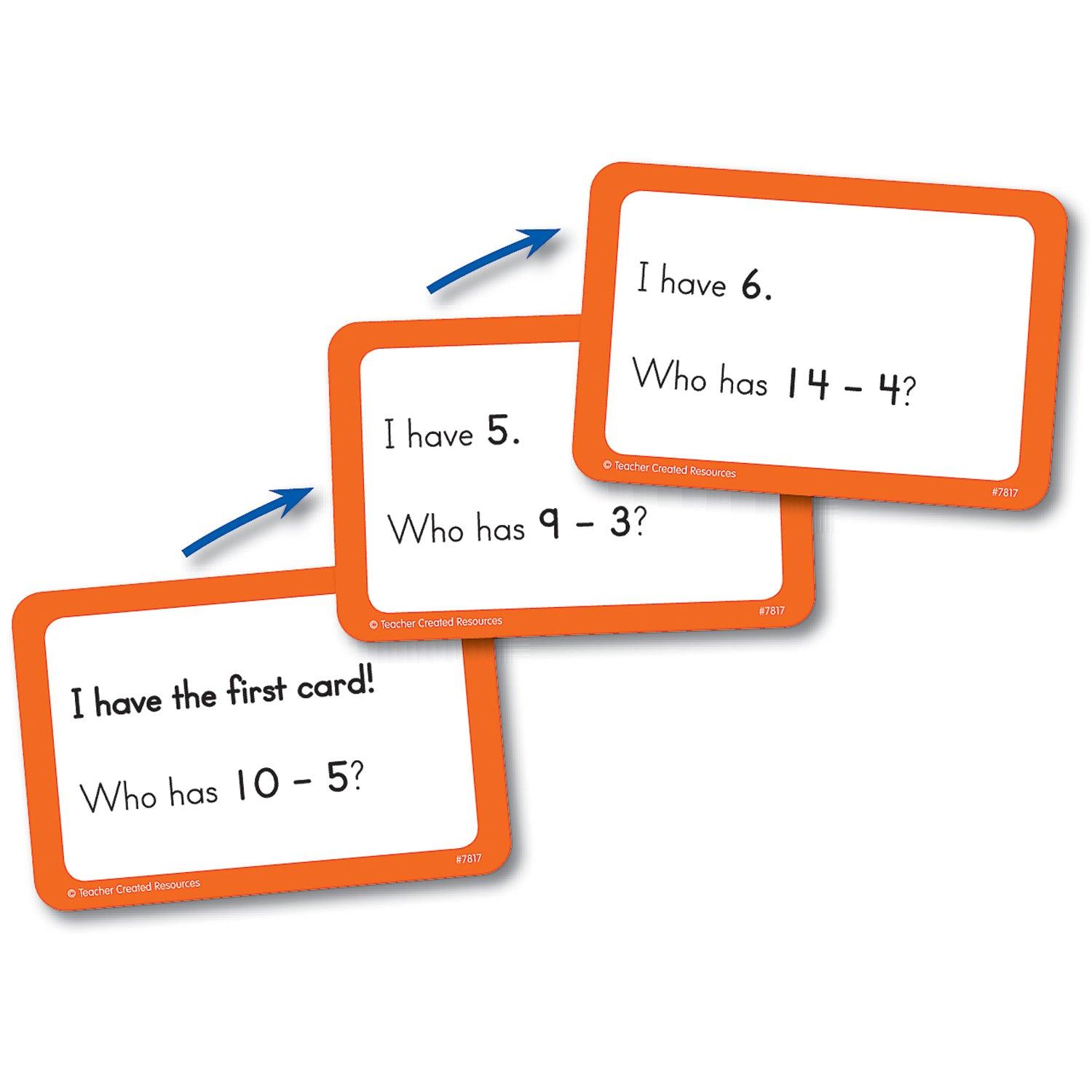 I Have, Who Has Math Game, Grade 1-2 - Loomini