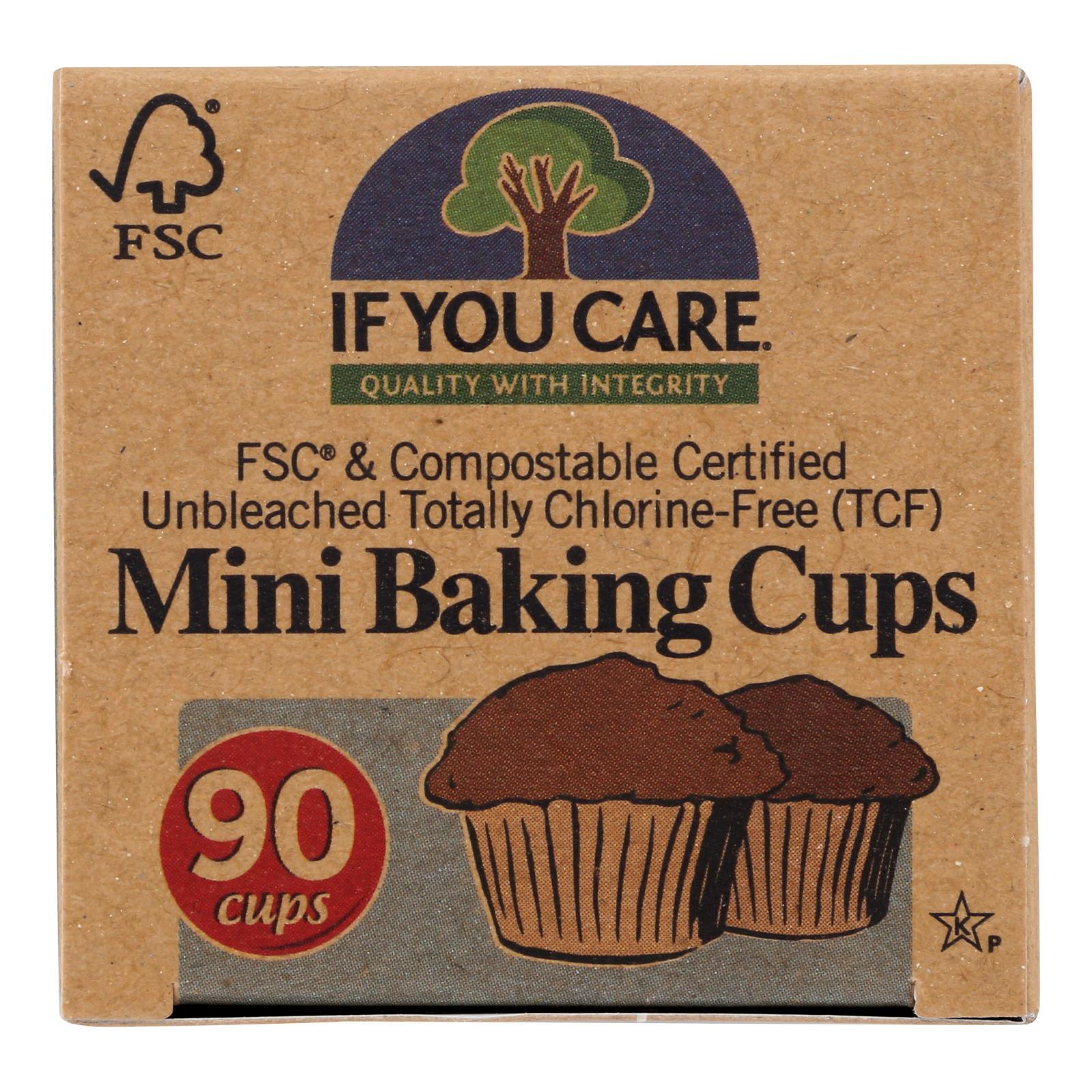 If You Care Baking Cups - Mini Cup - Case Of 24 - 90 Count - Loomini