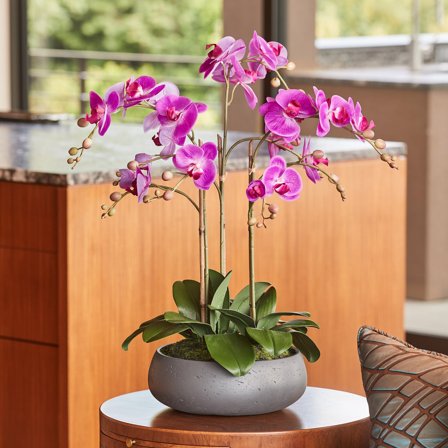 Faux 24” Phalaenopsis Orchid