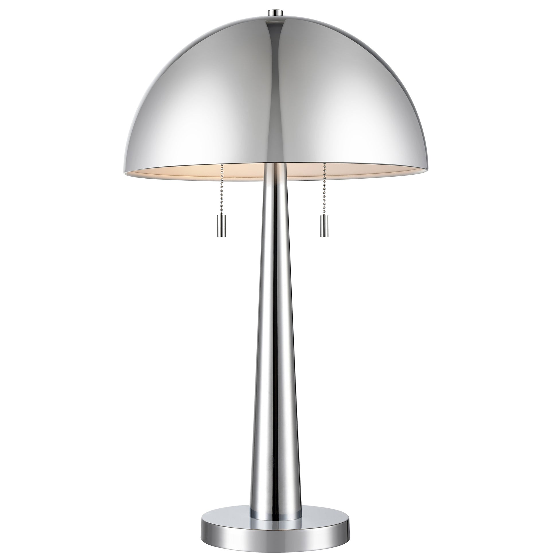 Carmel Tapered Table Lamp with Metal Dome Shade