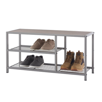 Shoe Bench with Boot Storage