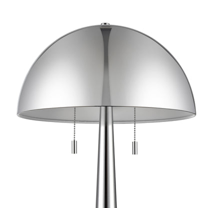 Carmel Tapered Table Lamp with Metal Dome Shade