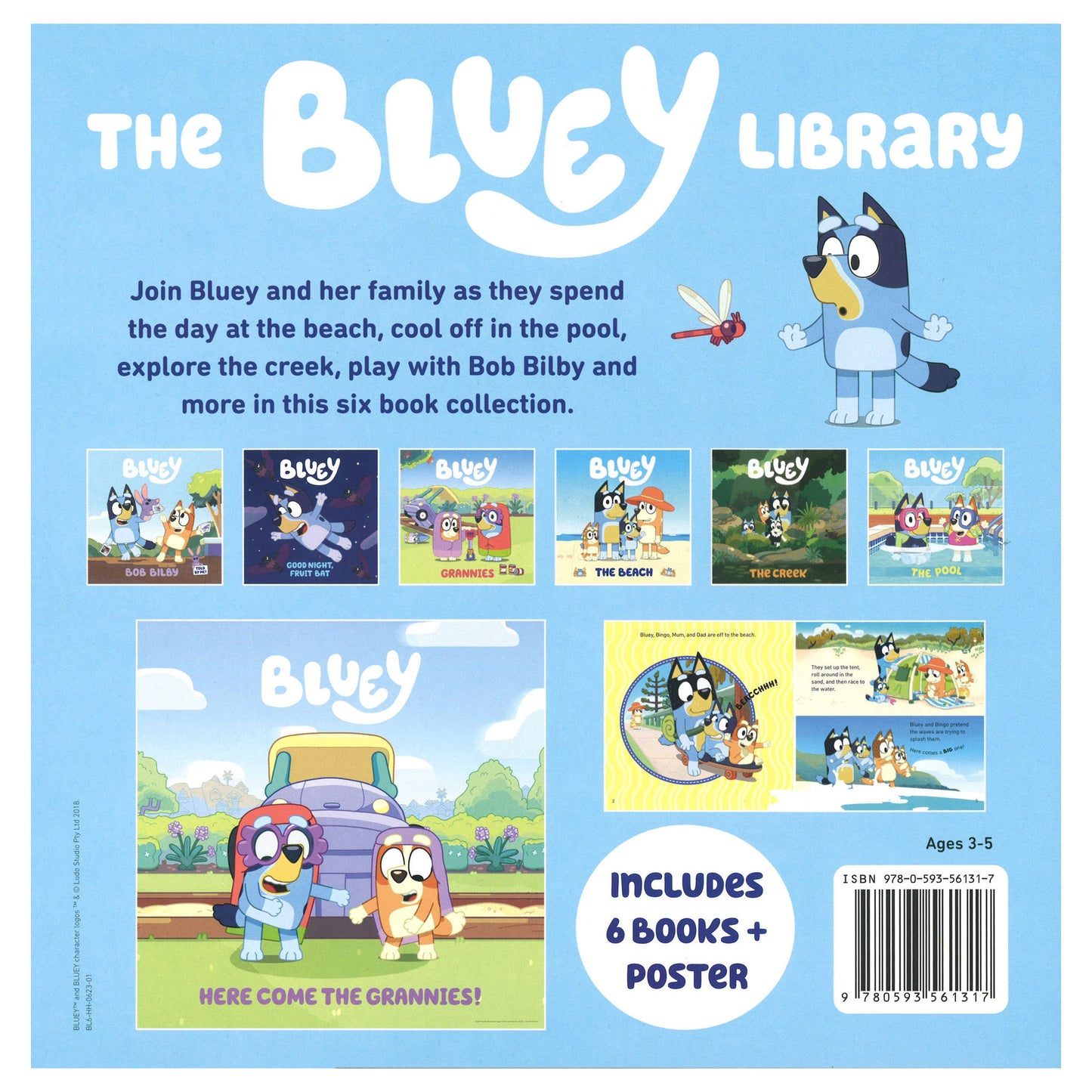 The Bluey 6-Book Library