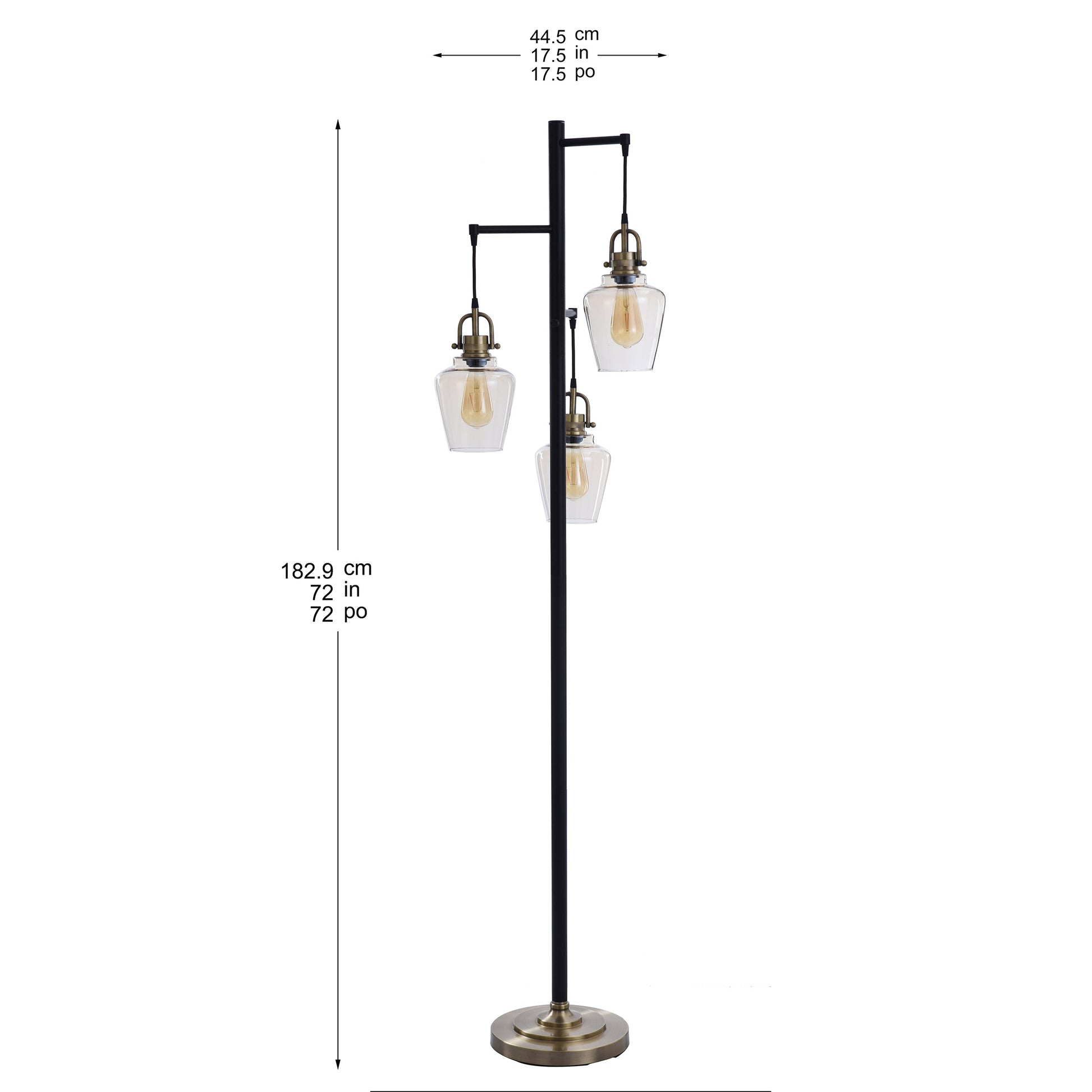 Basia 3-Light Floor Lamp