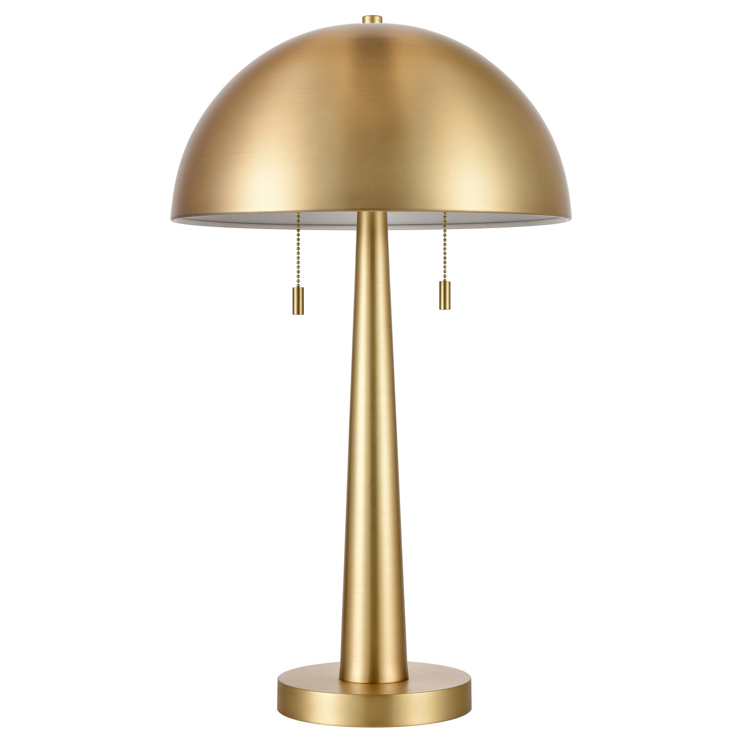 Carmel Tapered Table Lamp with Metal Dome Shade