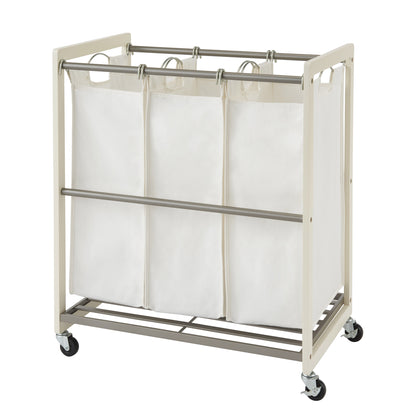 3-Bag Laundry Cart