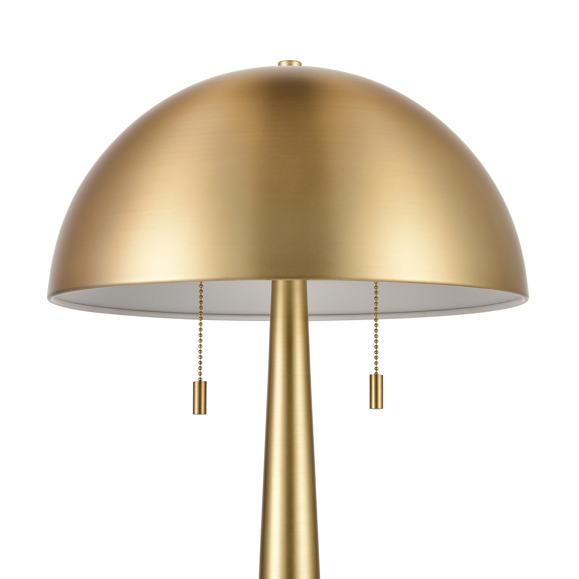 Carmel Tapered Table Lamp with Metal Dome Shade