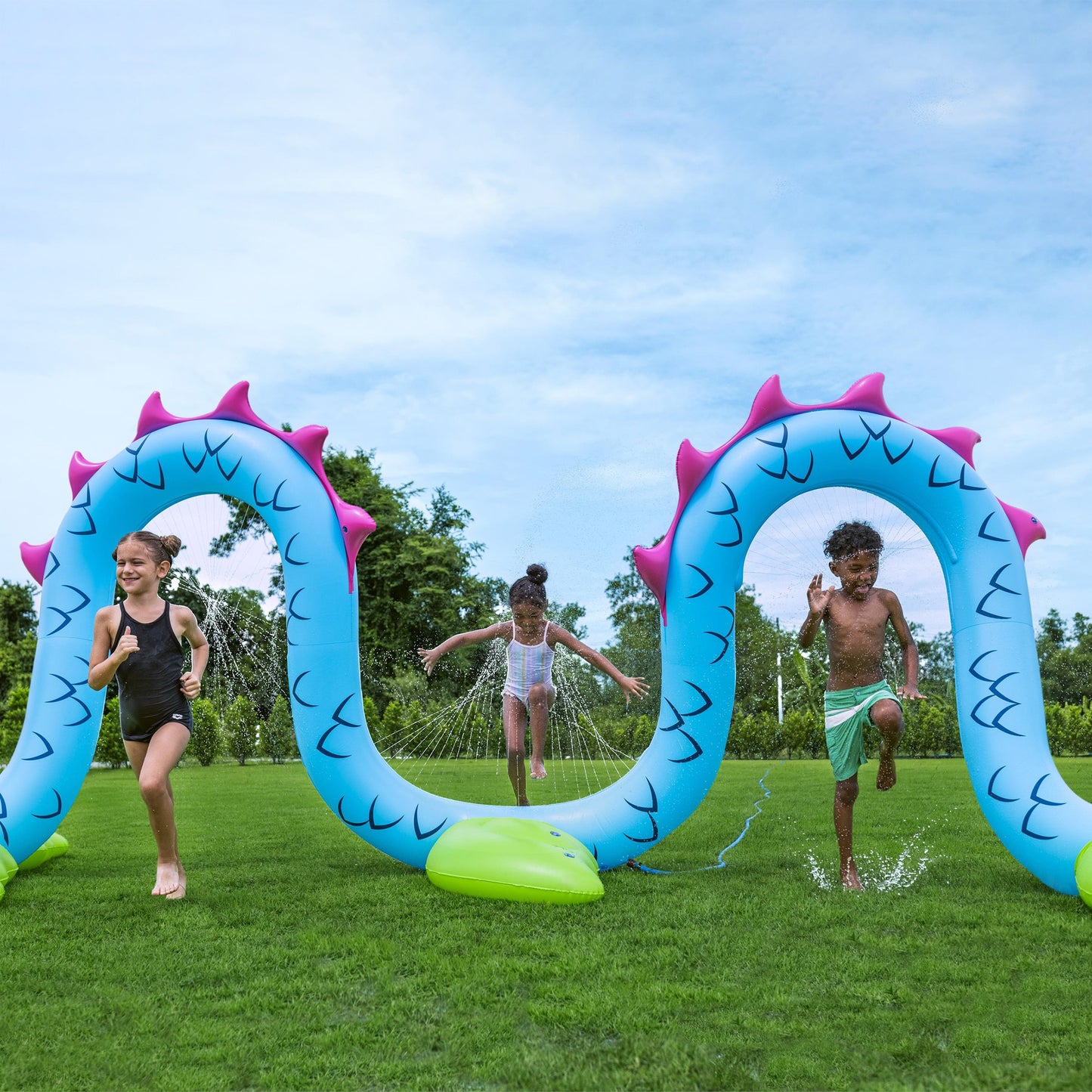 Giant Sea Serpent Kids Inflatable Sprinkler