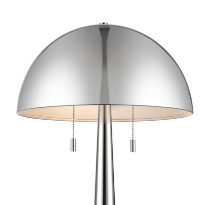 Carmel Tapered Table Lamp with Metal Dome Shade