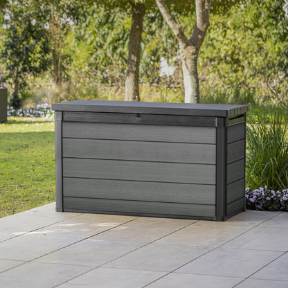 Cortina 200 Gallon Large Resin Deck Box for Patio Outdoor Storage