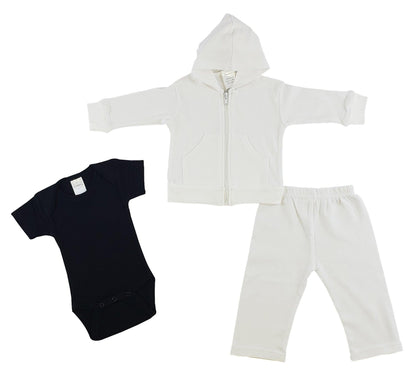 Infant Sweatshirt, Onezie And Pants - 3 Pc Set - Loomini