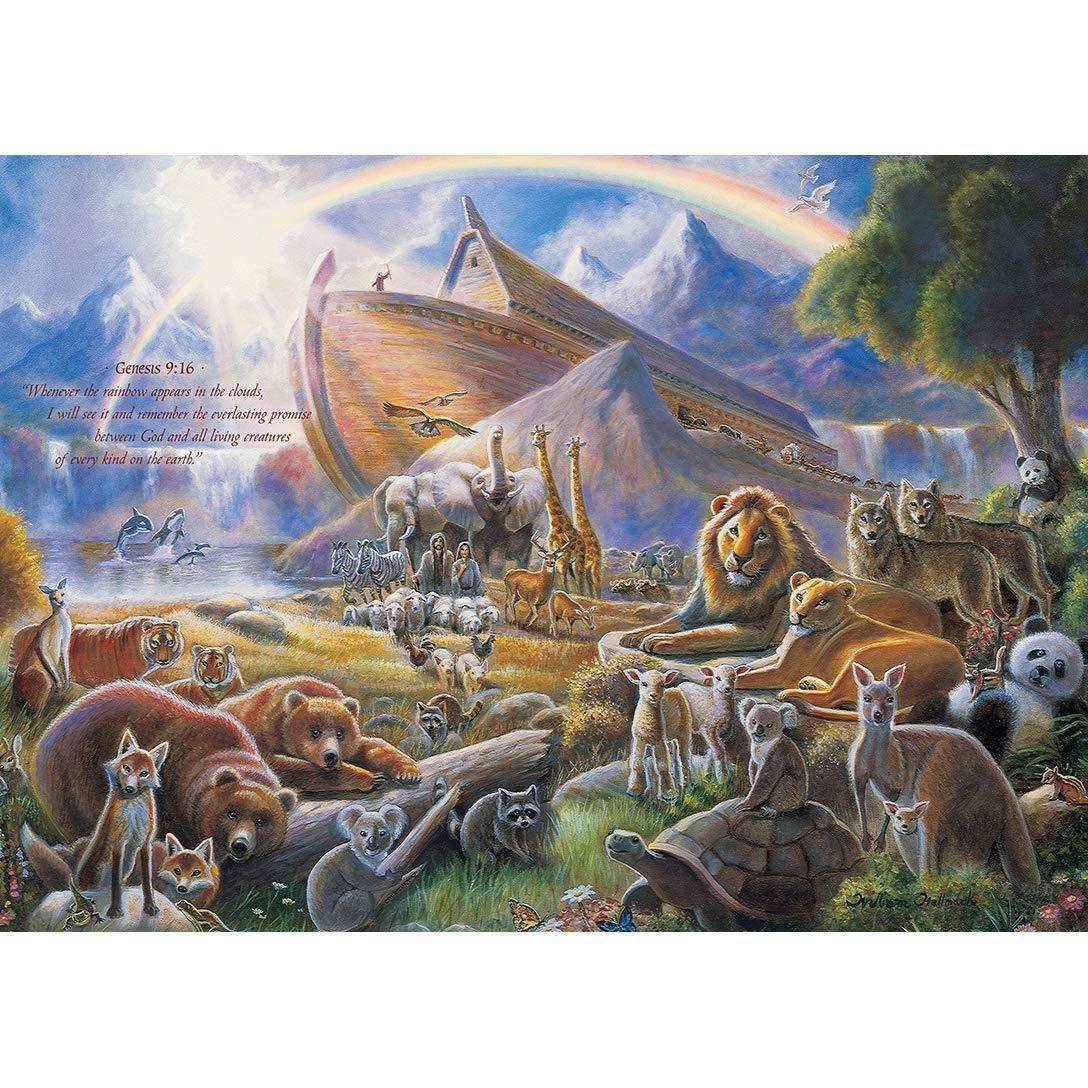 Inspirational Puzzles Collection Noah's Ark [550] 550 Piece Jigsaw Puzzle - Loomini