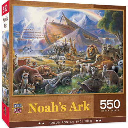 Inspirational Puzzles Collection Noah's Ark [550] 550 Piece Jigsaw Puzzle - Loomini