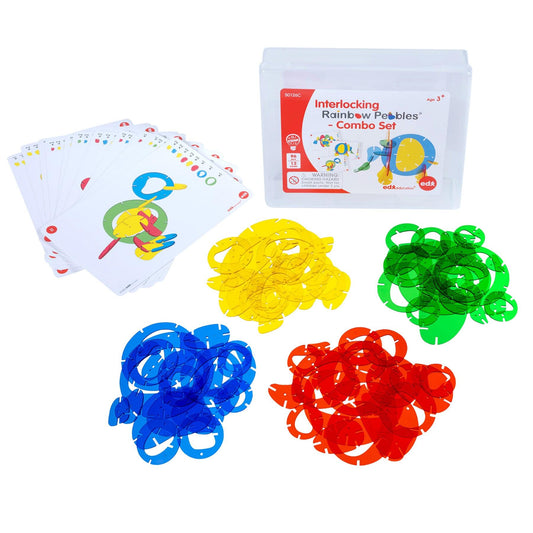 Interlocking Rainbow Pebbles Combo Set - Loomini