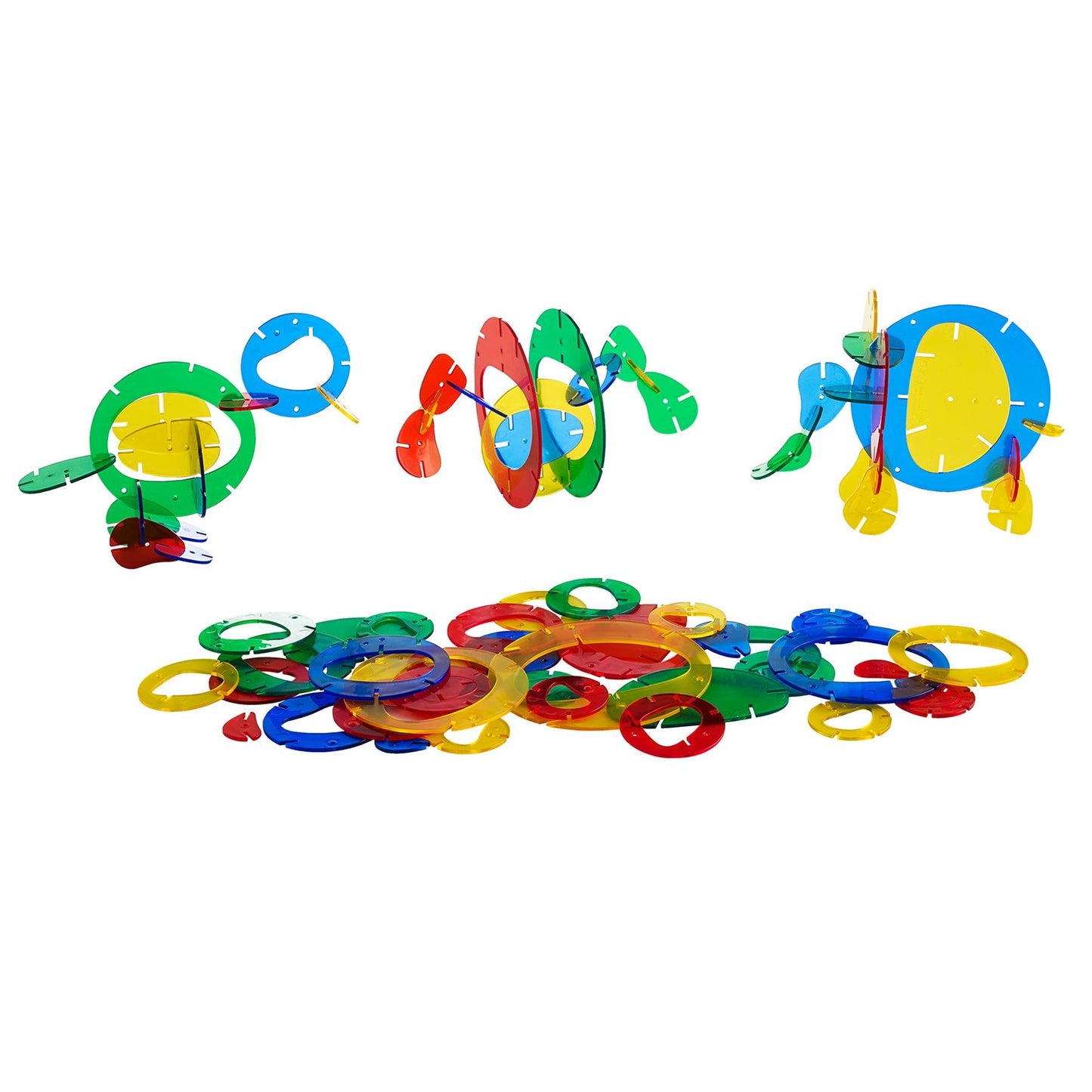 Interlocking Rainbow Pebbles Combo Set - Loomini