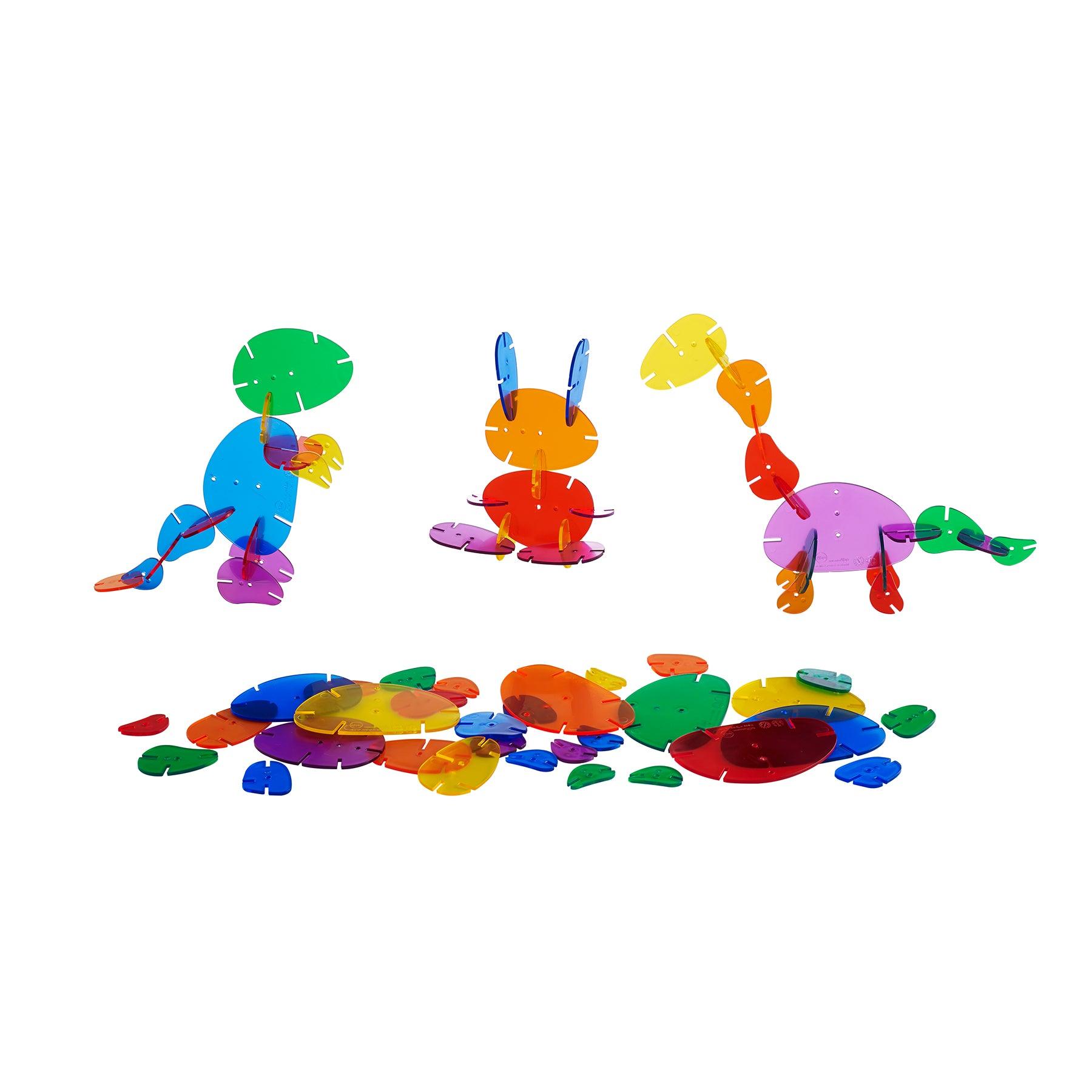 Interlocking Rainbow Pebbles Mini Jar - Loomini