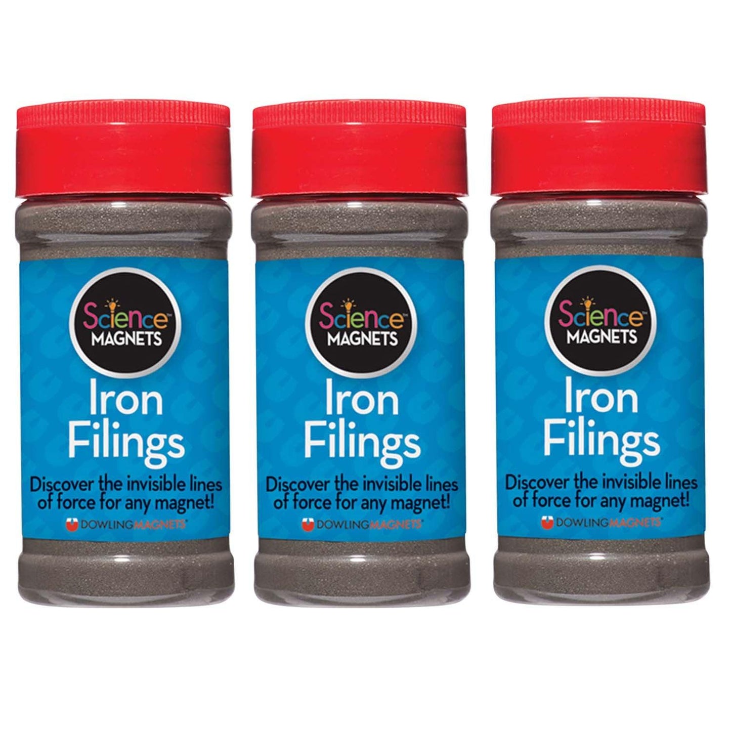 Iron Filings, 12 oz. Per Jar, 3 Jar - Loomini