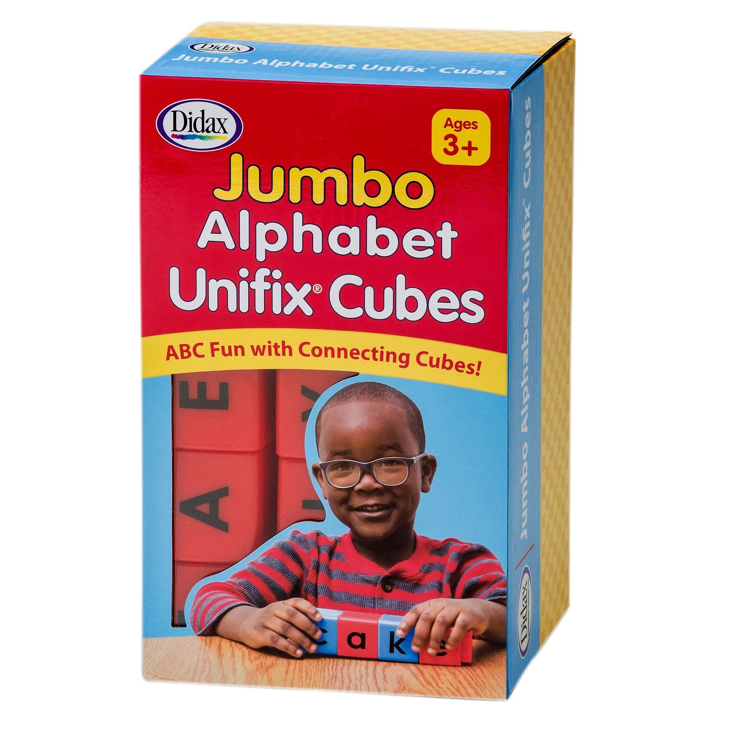 Jumbo Alphabet Unifix® Cubes, Set of 30 - Loomini