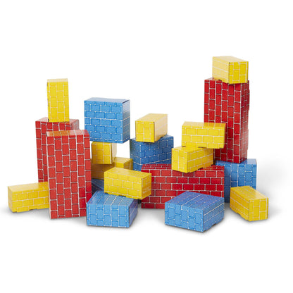 Jumbo Cardboard Blocks, 24-Piece Set - Loomini