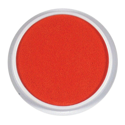 Jumbo Circular Washable Stamp Pad - Orange - 5.75" dia. - Pack of 6 - Loomini