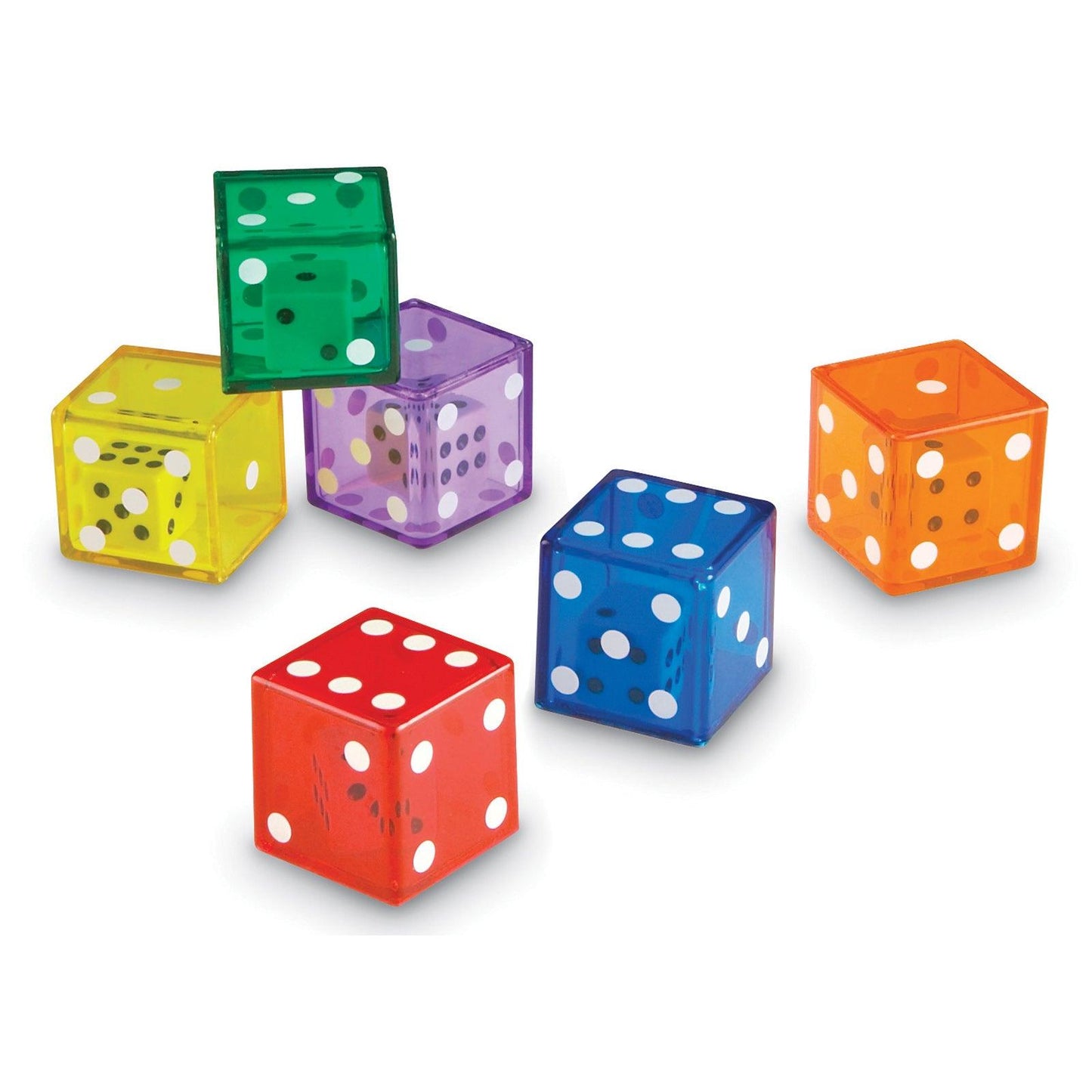 Jumbo Dice in Dice Jumbo Size Set, Pack of 12 - Loomini