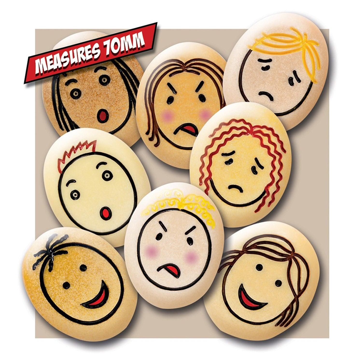 Jumbo Emotion Stone, Pack of 8 - Loomini