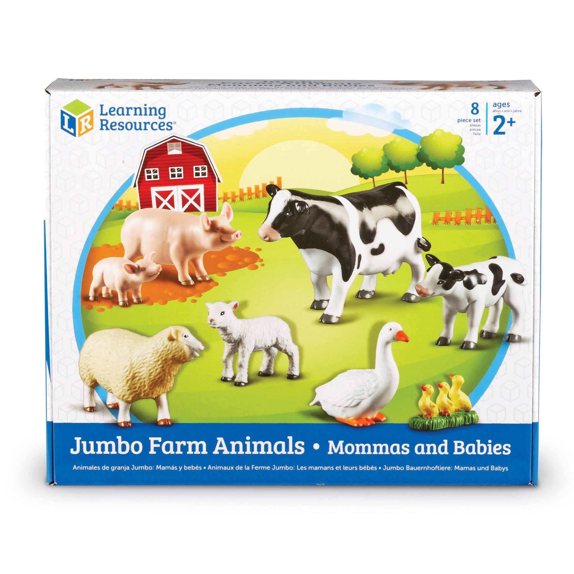 Jumbo Farm Animals: Mommas And Babies - Loomini