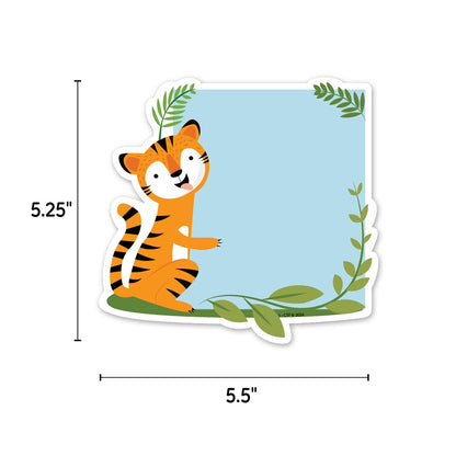 Jungle Friends 6" Designer Cut-Outs, 36 Per Pack, 3 Packs - Loomini