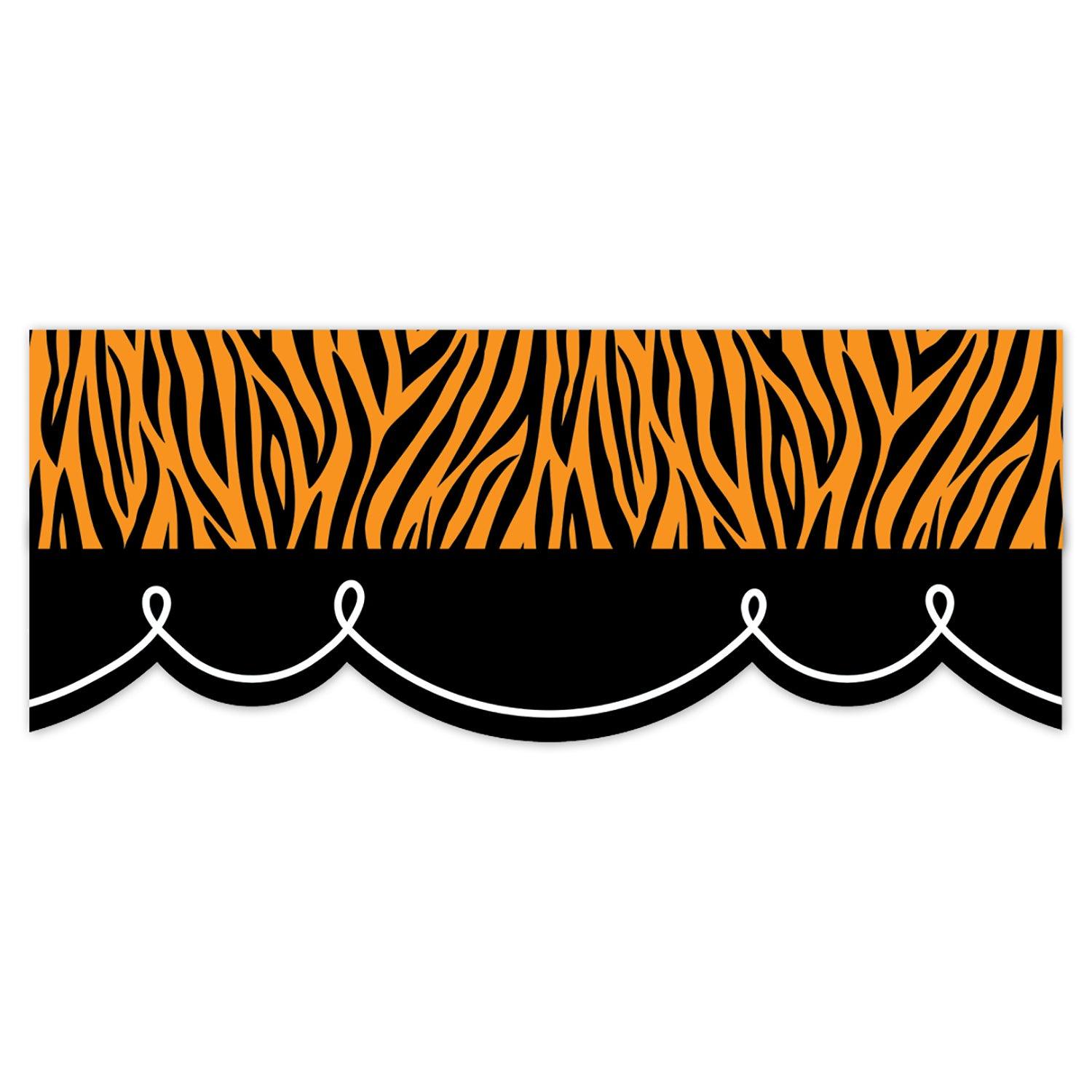 Jungle Friends Tiger Stripes EZ Border, 48 Feet Per Pack, 3 Packs - Loomini