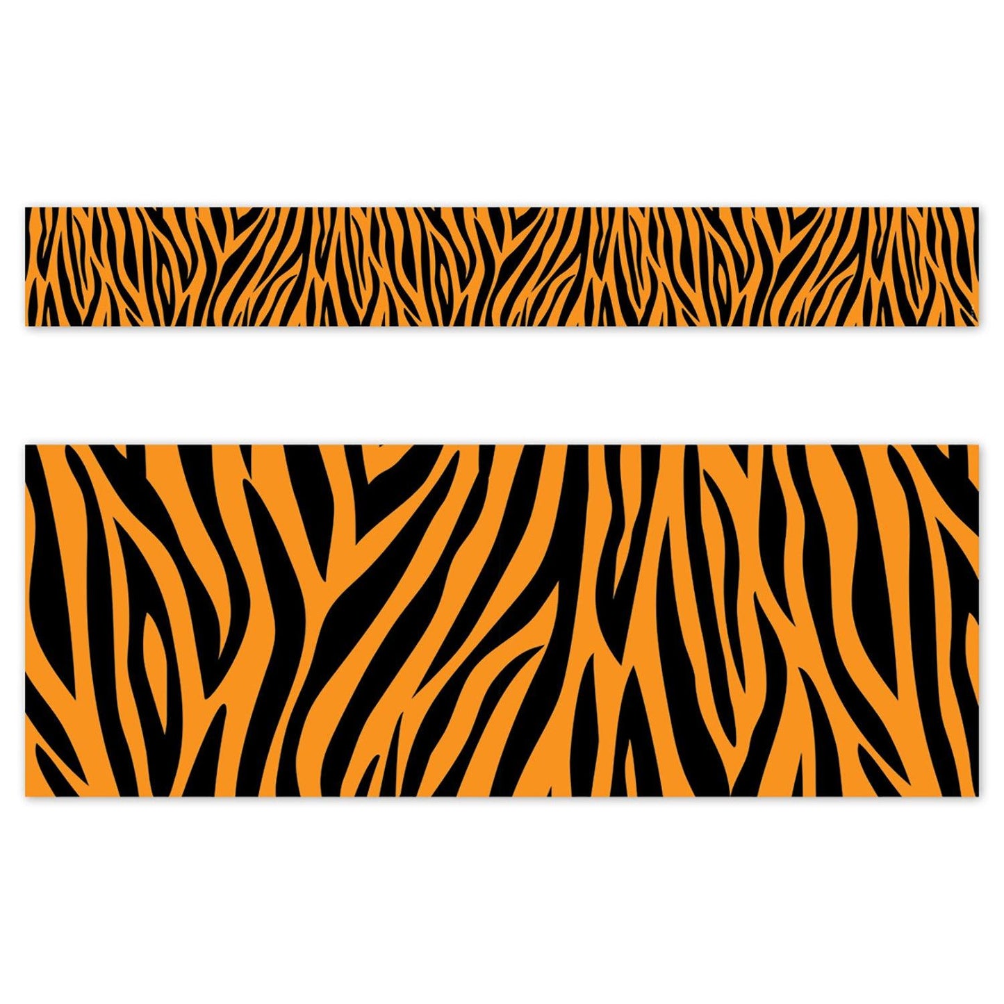 Jungle Friends Tiger Stripes EZ Border, 48 Feet Per Pack, 3 Packs - Loomini