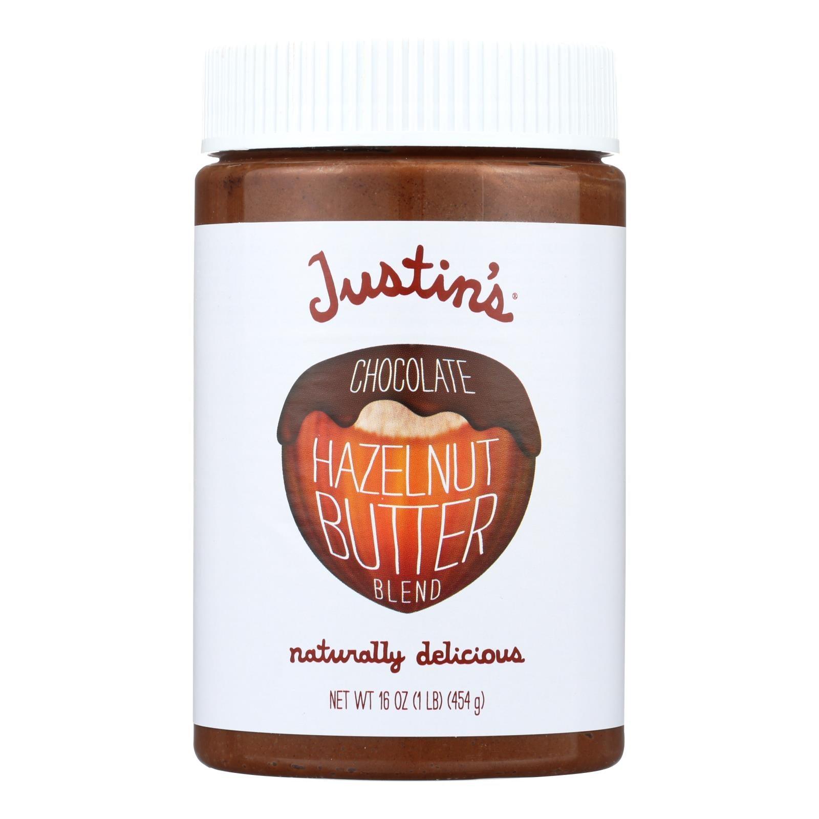 Justin's Nut Butter Hazelnut Butter - Chocolate - Case Of 6 - 16 Oz. - Loomini