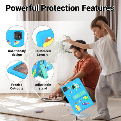 K103-A Blue 10-Inch Kids 64GB HD Tablet - Loomini