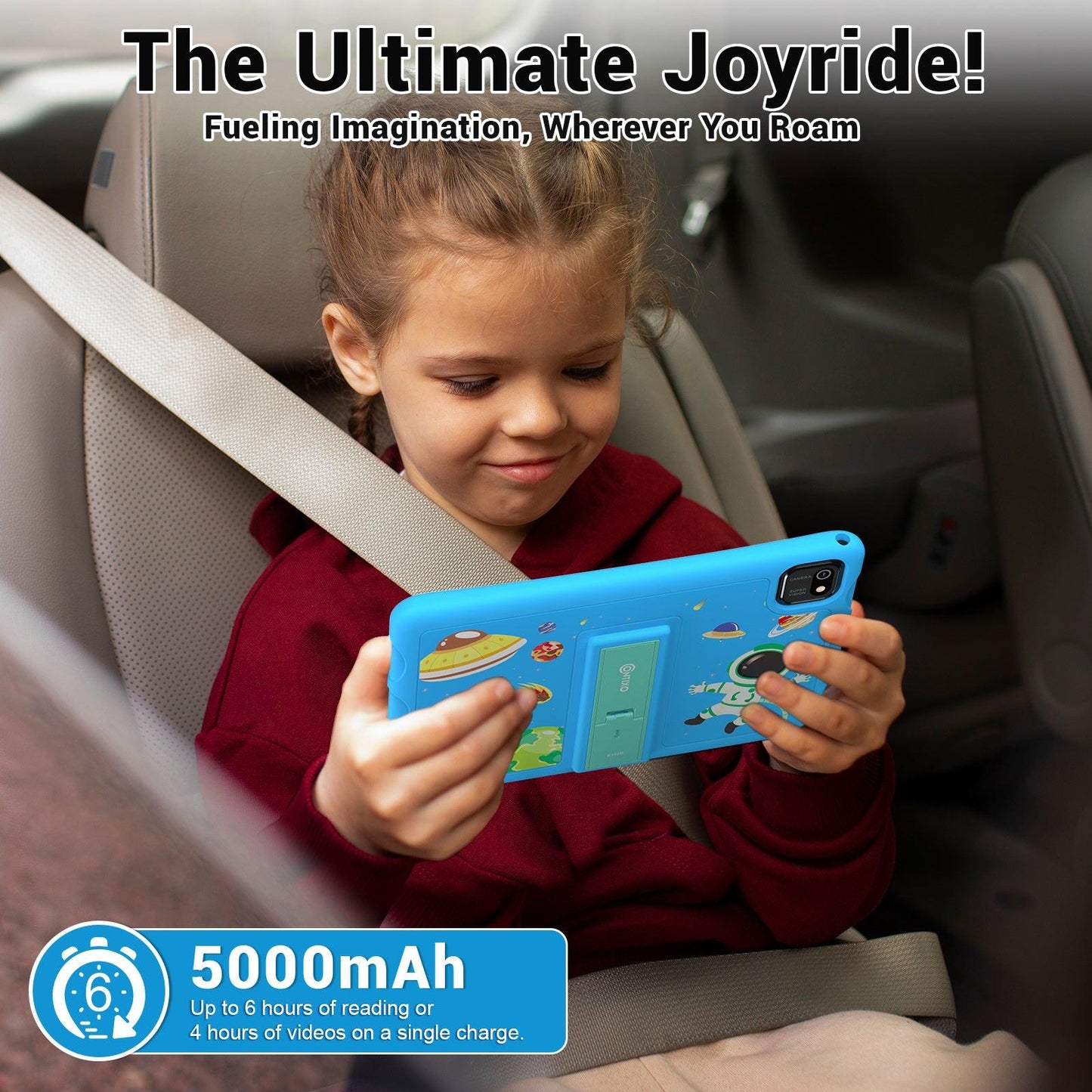 K103-A Blue 10-Inch Kids 64GB HD Tablet - Loomini