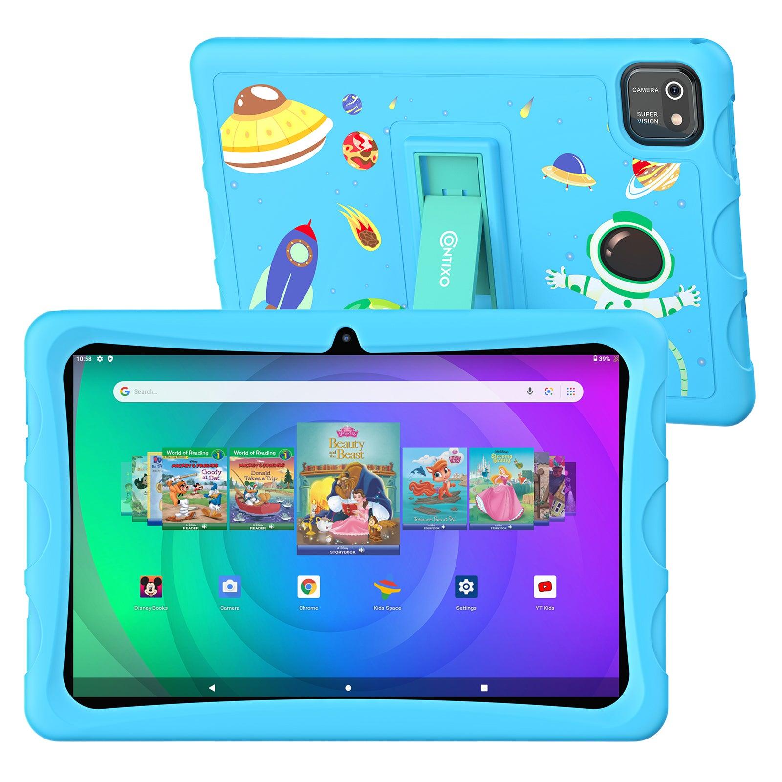 K103-A Blue 10-Inch Kids 64GB HD Tablet - Loomini
