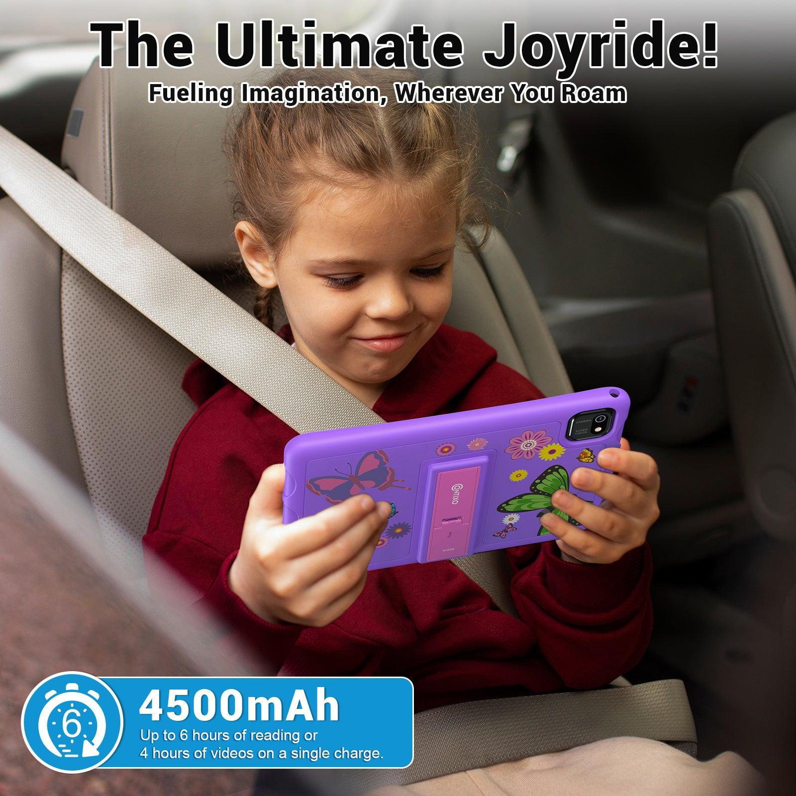 K103B 10-Inch Kids 64GB HD Tablet, Purple - Loomini