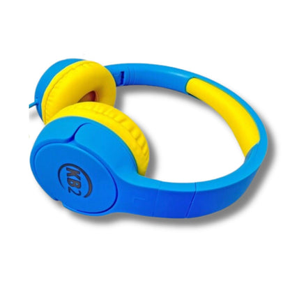 KB2 Premium Kids Headphones, Blue, Pack of 2 - Loomini