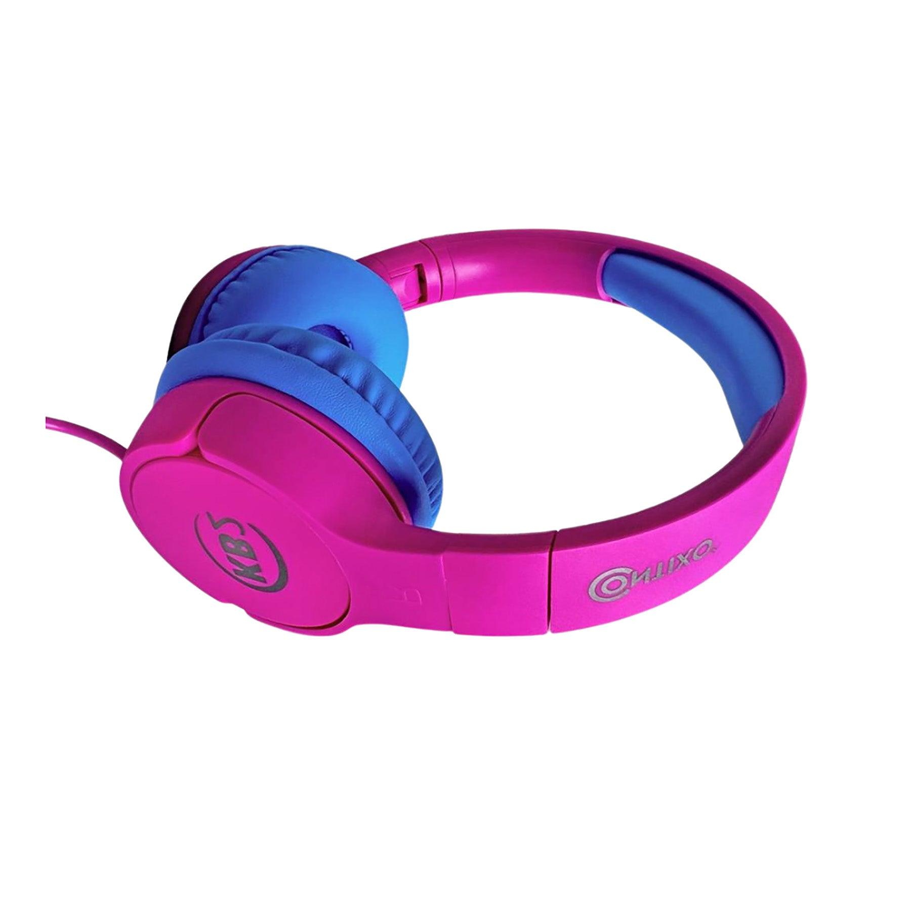 KB2 Premium Kids Headphones, Pink, Pack of 2 - Loomini