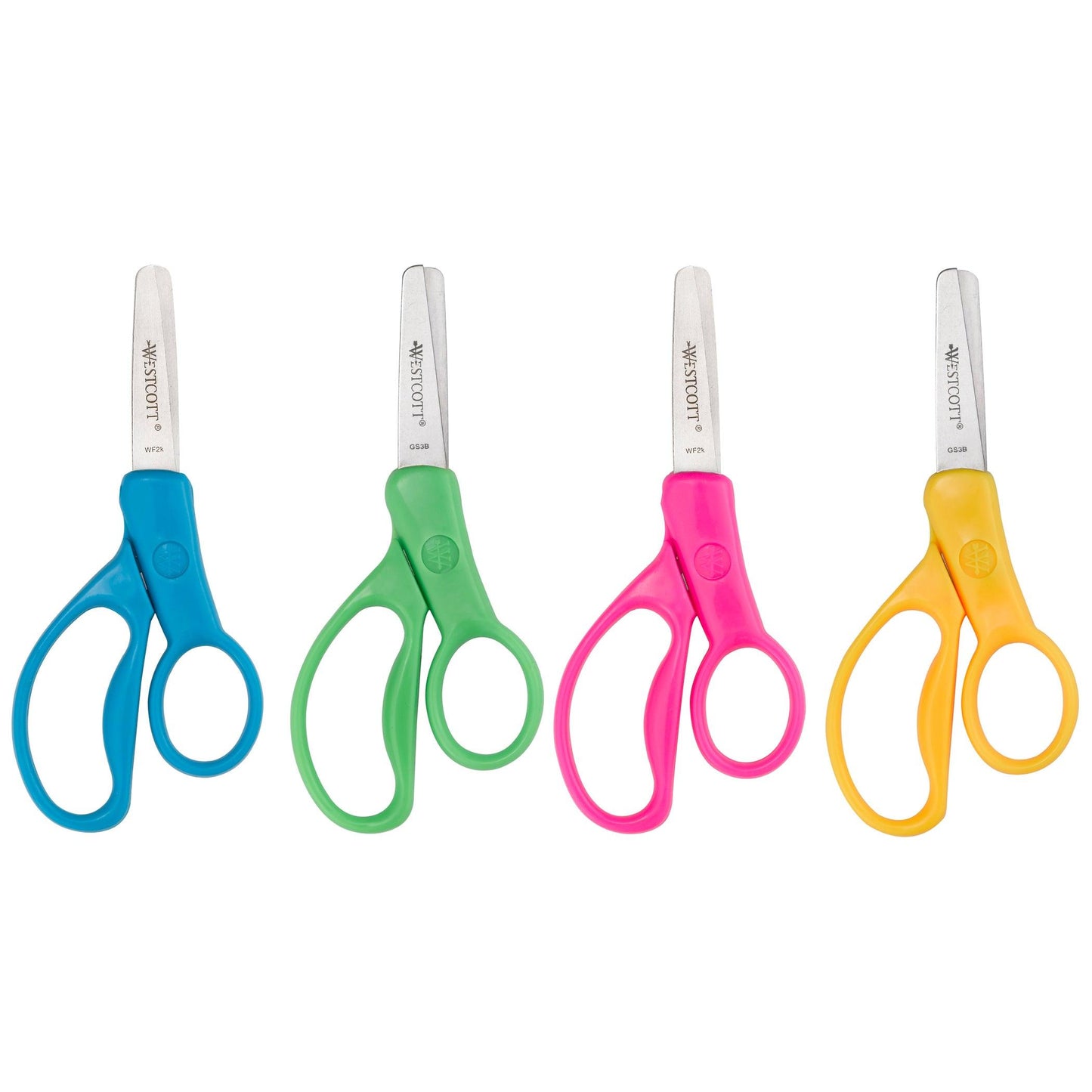 Kids 5" Scissors, Blunt, Pack of 30 - Loomini