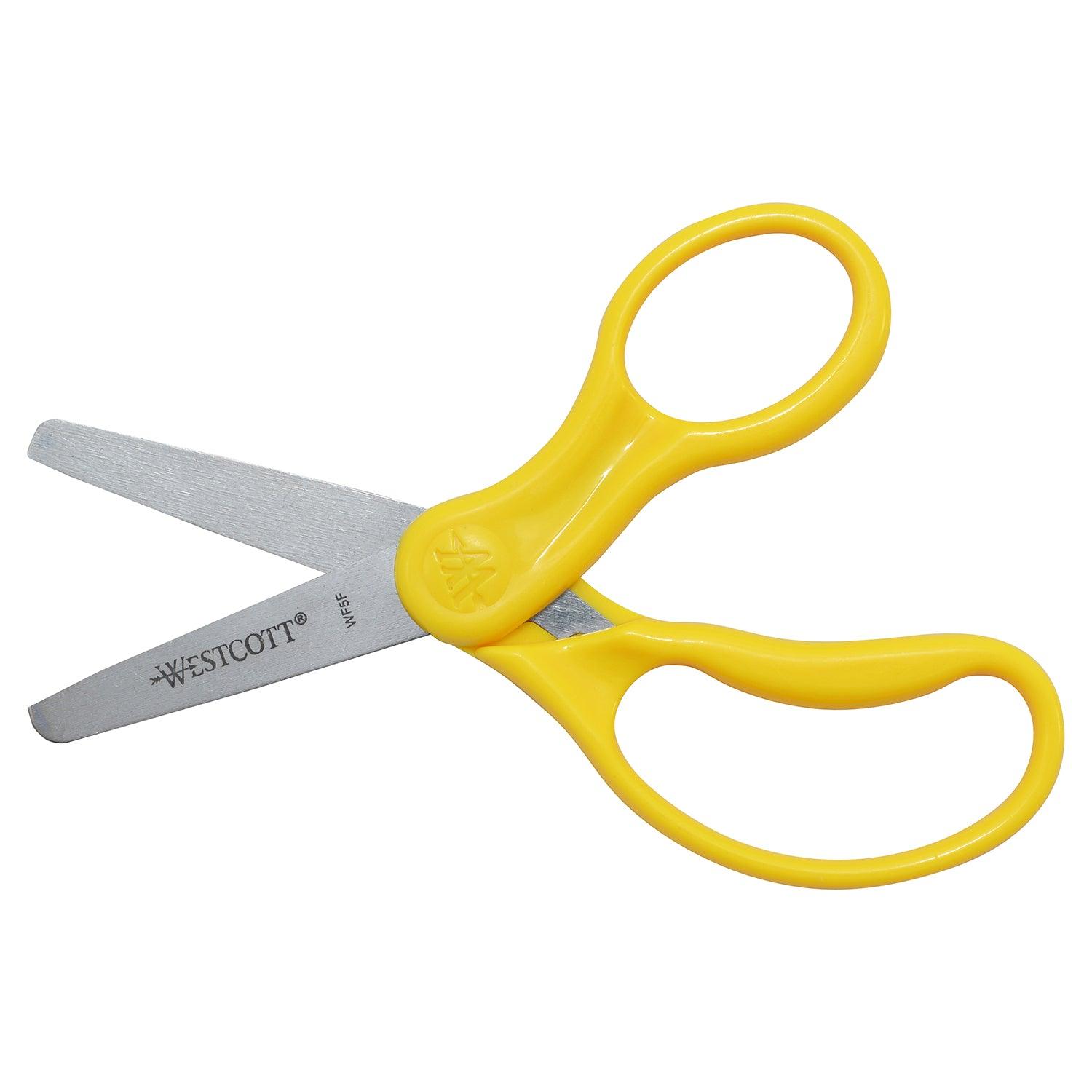 Kids 5" Scissors, Blunt, Pack of 30 - Loomini