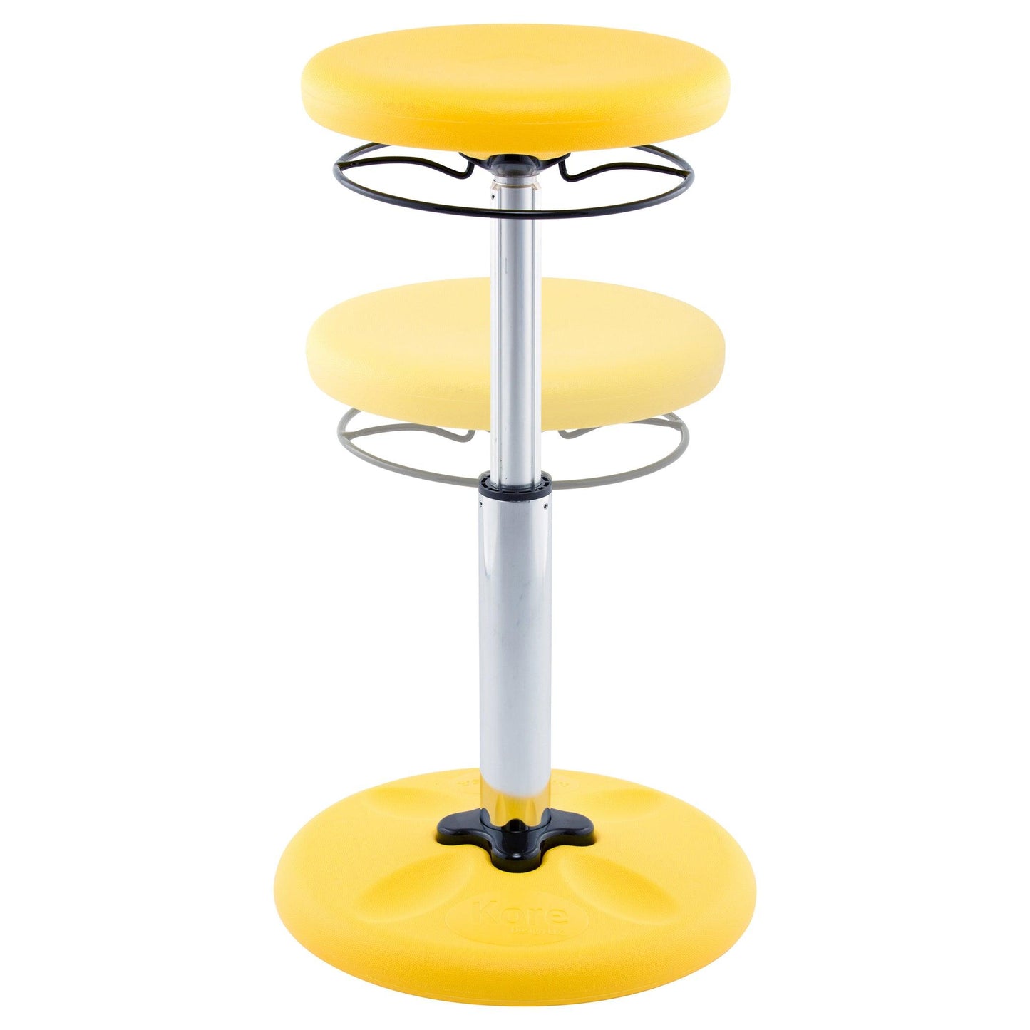 Kids Adjustable Tall Wobble Chair 16.5-24" Yellow - Loomini