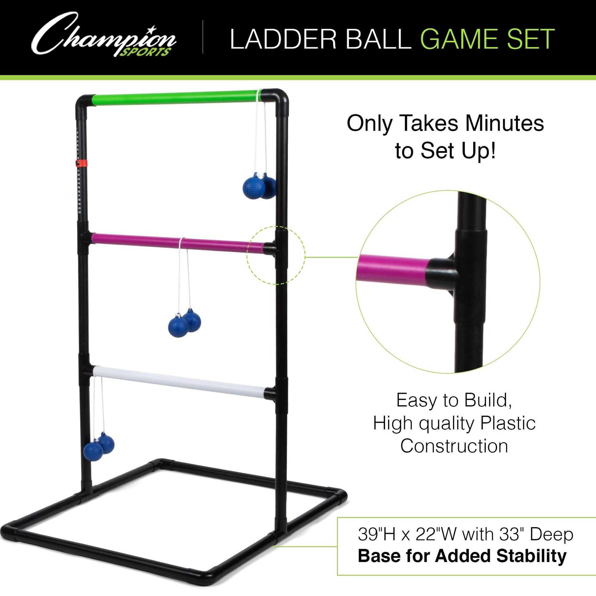 Ladder Ball Game Set - Loomini