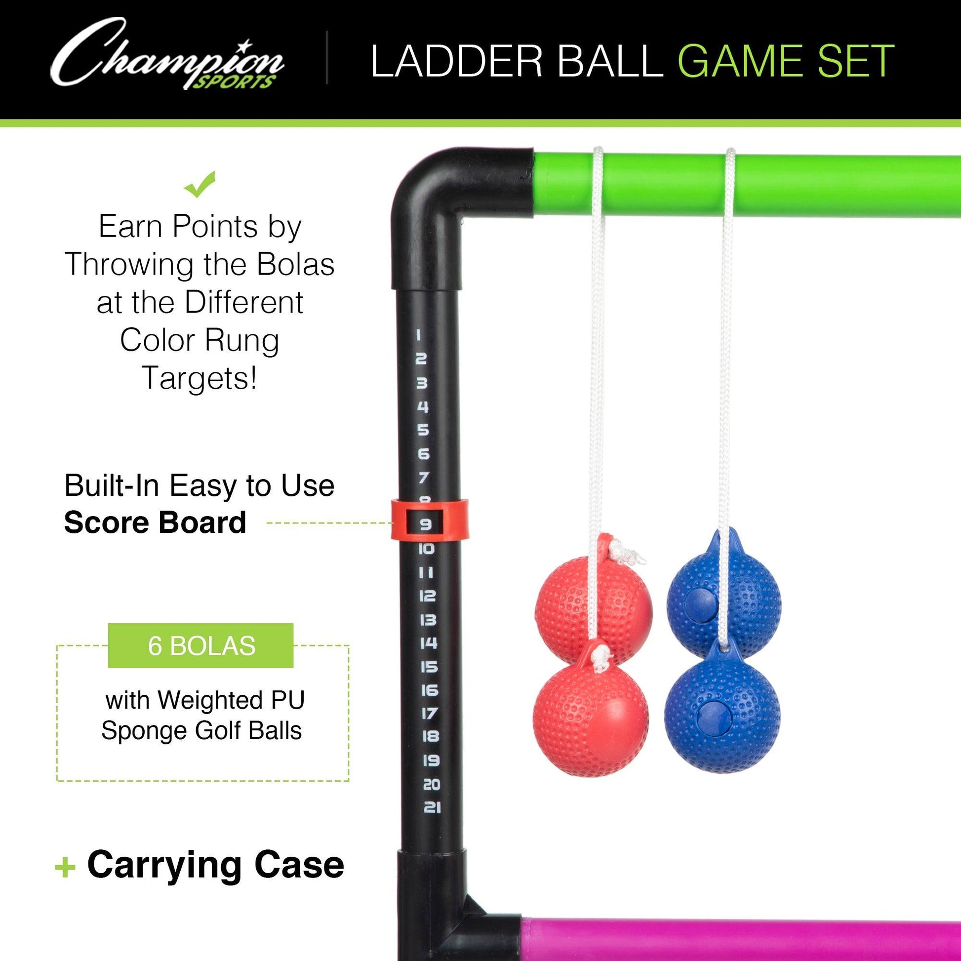 Ladder Ball Game Set - Loomini