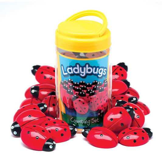 Ladybugs Counting Set, Pack of 22 - Loomini