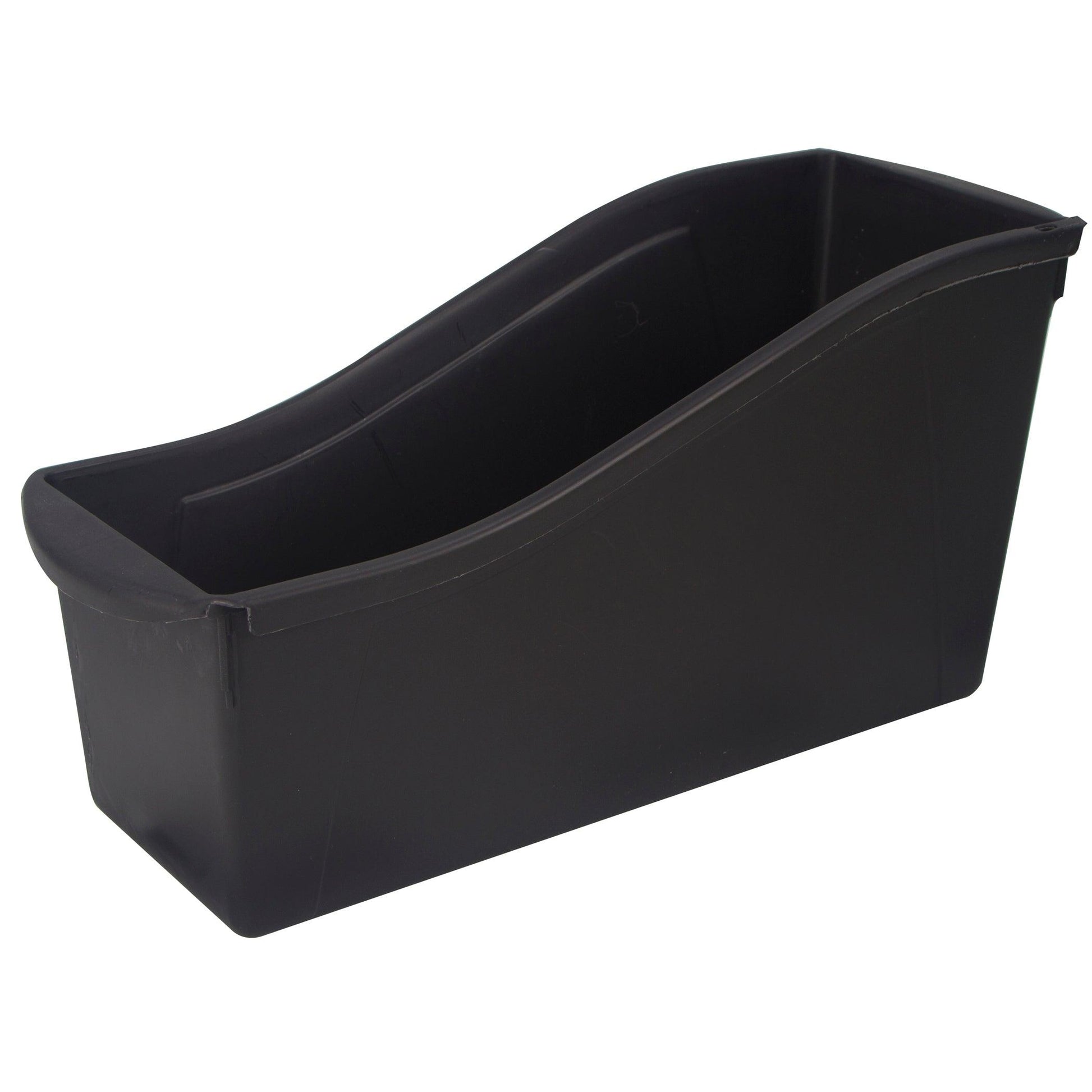 Large Book Bin, Black, Pack of 6 - Loomini