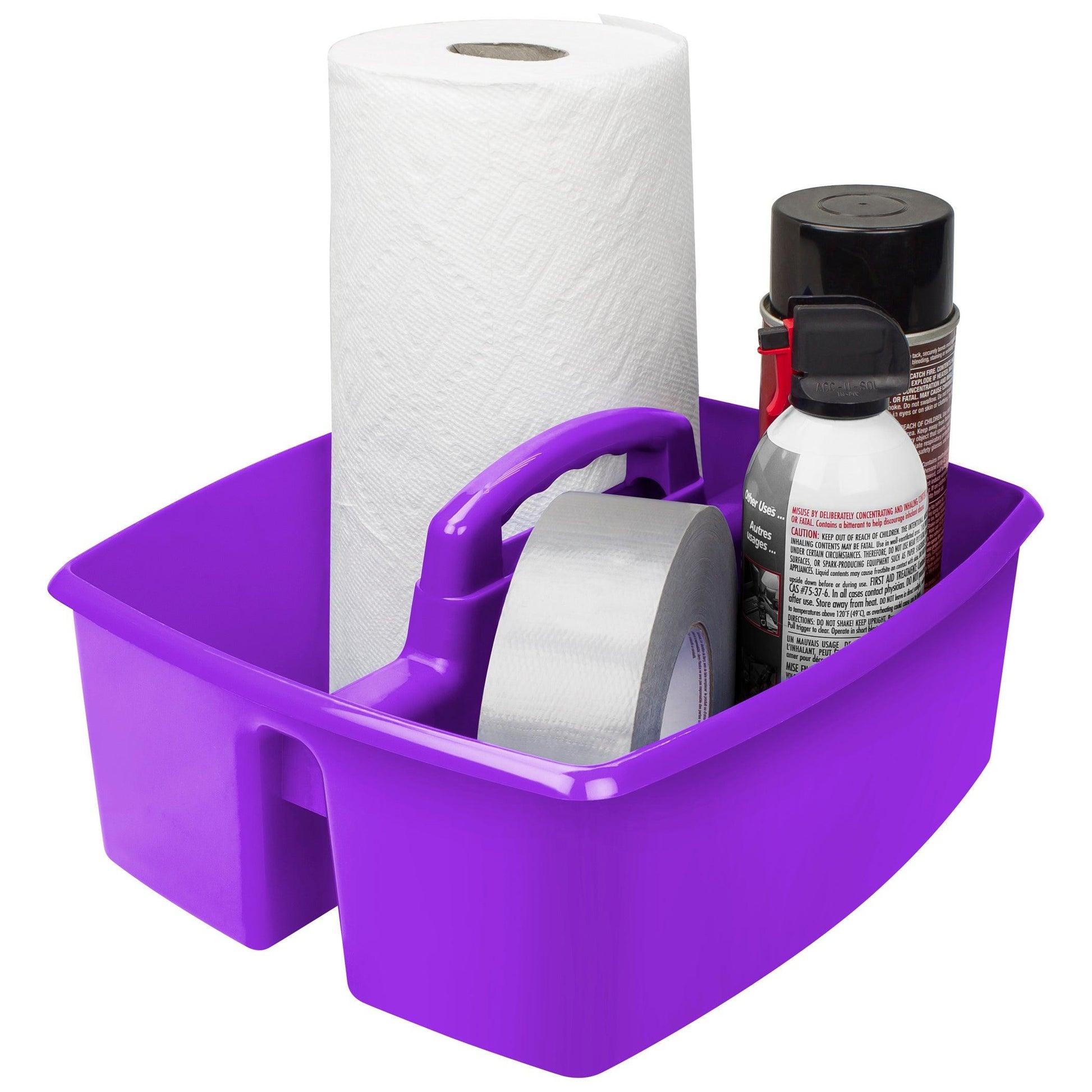 Large Caddy, Purple, Pack of 3 - Loomini